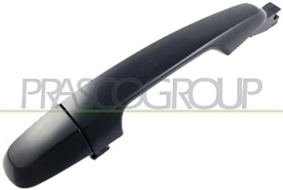 REAR DOOR HANDLE RIGHT-OUTER-SMOOTH-BLACK