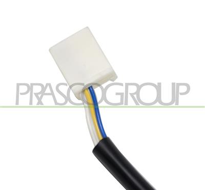 ESPEJO DERECHO ELECTRICO-NEGRO-CONVEXO/CROMADO CON CARCASA CROMADA