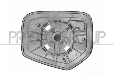 MIRROR GLASS BASE RIGHT-CONVEX