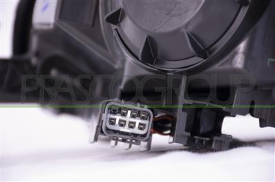 OPTICA DERECHA H11+HB3 ELECTRICA-CON MOTOR-CON CABLES