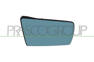 MIRROR GLASS BASE LEFT-HEATED-CONVEX-BLUE