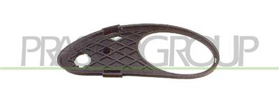 BUMPER GRILLE RIGHT-BLACK-WITH FOG LAMP HOLE