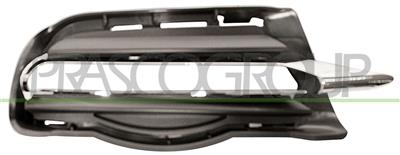 BUMPER GRILLE RIGHT-BLACK-WITH LED HOLE