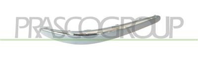 FRONT BUMPER MOLDING-RIGHT-PRIMED-WITH PROFILE-WITHOUT HOLES