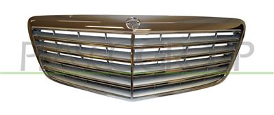 GRILLE CALANDRE COMPLETE GRIS/ARGENT MOD. ELEGANCE
