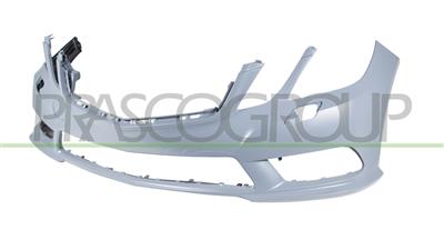 FRONT BUMPER-PRIMED-WITH HEADLAMP WASHER HOLES-WITH CUTTING MARKS FOR PDC MOD. AMG