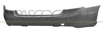 STOSSTANGE HINTEN-GRUNDIERT-MIT LOECHERN FUER PDC MOD. AMG