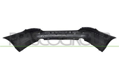 REAR BUMPER-PRIMED-WITH PDC HOLES+SENSOR HOLDERS-WITH TOW HOOK COVER