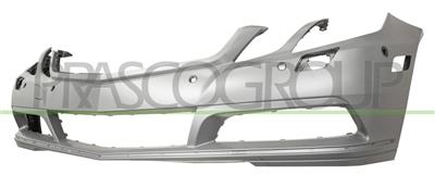FRONT BUMPER-PRIMED-WITH TOW HOOK COVER-WITH HEADLAMP WASHER CUTTING MARKS ,PDC AND PARK ASSIST-WITH DAY RUNNING LIGHT HOLES