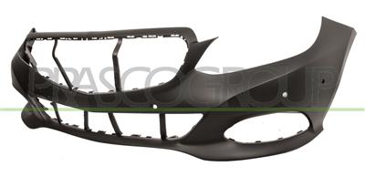 FRONT BUMPER-PRIMED-WITH PDC-WITH PARK ASSIST HOLES+SENSOR HOLDERS-WITH TOW HOOK COVER MOD. SPORT