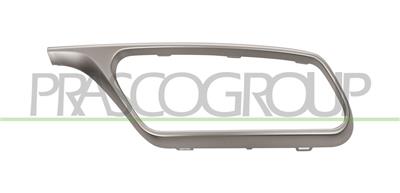 BANDEAU DROIT DE PARE-CHOCS ARRIERE PEINTE ARGENT - MOD. E63 AMG