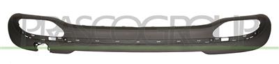 SPOILER DE PARE-CHOCS ARRIERE NOIRE STRUCTURE'-AVEC TROUS PROFIL-MOD. 4 PORTES AMG