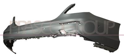REAR BUMPER-PRIMED-WITH PDC+SENSOR HOLDERS-WITH PARK ASSIST MOD. 4 DOOR AMG