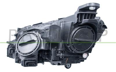 HEADLAMP RIGHT H7+PY21-ELECTRIC-WITH MOTOR-LED-BLACK