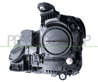 HEADLAMP RIGHT H7+PY21-ELECTRIC-WITH MOTOR-LED-BLACK