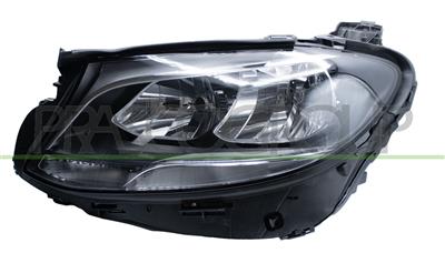 OPTICA IZQUIERDA H7+PY21 ELECTRICA-CON MOTOR-LED-NEGRA