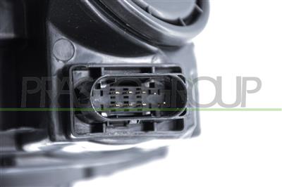 HEADLAMP LEFT H7+PY21-ELECTRIC-WITH MOTOR-LED-BLACK 
