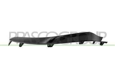 MOLDURA IZQUIERDA PARACHOQUES DELANTERO-NEGRA/BRILLANTE MOD. E63 AMG