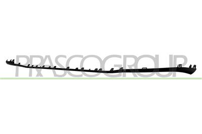 MOLDURA DE PARACHOQUES TRASERO-INFERIOR-NEGRA-BRILLANTE MOD. AMG E53/E63