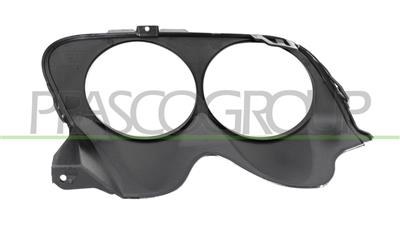 MOULURE POT ECHAPPEMENT PARE-CHOCS ARRIERE DROITE-NOIRE STRUCTURE' MOD. AMG E53