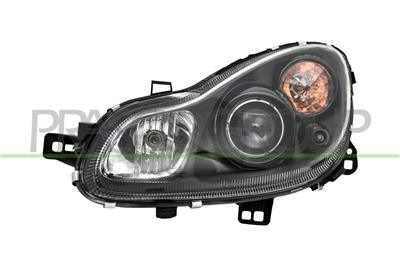 HEADLAMP LEFT H7+H7-ELECTRIC-WITH MOTOR-BLACK
