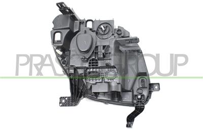 OPTICA IZQUIERDA H4 ELECTRICA-CON LUZ-LED-NEGRA MOD. BASE-LINE