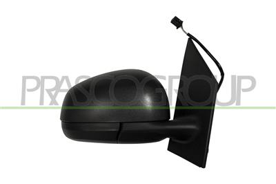 ESPEJO DERECHO ELECTRICO-NEGRO-TERMICO-CON SONDA-CONVEXO-7 PINES
