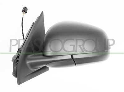 DOOR MIRROR LEFT-ELECTRIC-BLACK-HEATED-ASPHERICAL