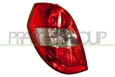 RUECKLEUCHTE LINKS-OHNE FASSUNG-ROT-WEISS MOD. CLASSIC/ELEGANCE