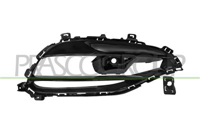 FRONT BUMPER GRILL RIGHT-BLACK-GLOSSY-WITH PDC HOLE+SENSOR HOLDER