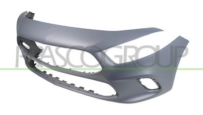 FRONT BUMPER-PRIMED-WITH TOW HOOK COVER-WITH PARK ASSIST CUTTING MARKS