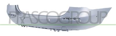 REAR BUMPER-PRIMED-WITH TOW HOOK COVER-WITH PDC AND PARK ASSIST HOLE+SENSOR HOLDERS MOD. 4 DOOR