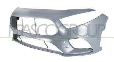 PARAURTI ANTERIORE-CON PRIMER-CON TAPPO COPRI GANCIO-CON TRACCE PDC E PARK ASSIST-CON FORO TELECAMERA MOD. A35 AMG AERODYNAMICS PACKAGE