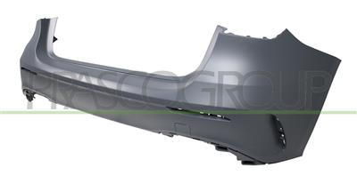 REAR BUMPER-PRIMED-WITH TOW HOOK COVER-WITH CUTTING MARKS FOR PDC AND PARK ASSIST MOD. A 35 AMG