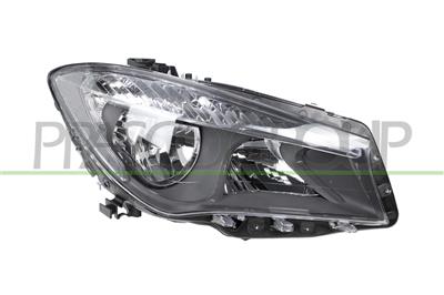OPTICA DERECHA H7+H15 ELECTRICA-CON MOTOR-NEGRA