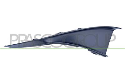 FRONT BUMPER GRILLE MOLDING RIGHT-LOWER-BLACK-TEXTURED FINISH