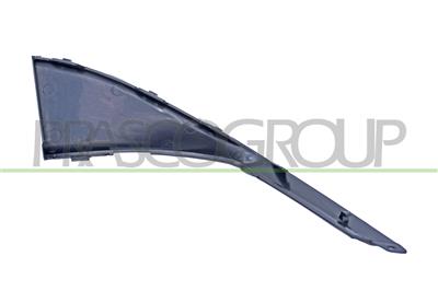 FRONT BUMPER GRILLE MOLDING RIGHT-LOWER-BLACK-TEXTURED FINISH