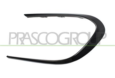 FRONT BUMPER MOLDING-RIGHT-GLOSSY BLACK MOD. AMG CLA45