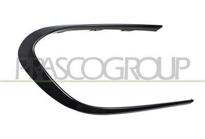 MOLDURA IZQUIERDA PARACHOQUES DELANTERO-NEGRA/BRILLANTE MOD. AMG CLA 45