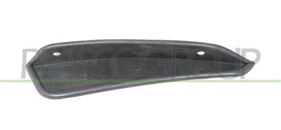 FRONT BUMPER SPOILER-RIGHT SIDE-BLACK-GLOSSY MOD. AMG CLA 45