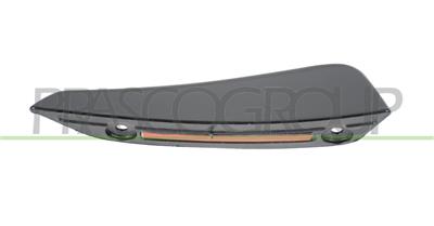 FRONT BUMPER SPOILER-LEFT SIDE-BLACK-GLOSSY MOD. AMG CLA 45