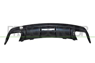 REAR BUMPER SPOILER-BLACK-GLOSSY MOD. CLA45 AMG
