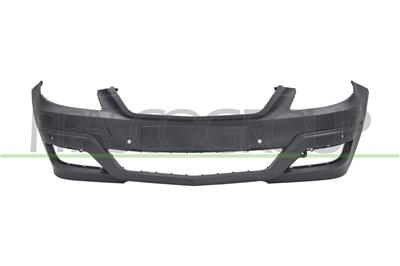 FRONT BUMPER-PRIMED-WITH TOW HOOK COVER-WITH 6 PDC HOLES+SENSOR HOLDERS