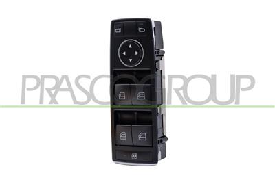 TASTFELD-SCHWARZ-4 SCHALTER-FENSTERHEBER-TUER VORNE LINKS-3 PIN