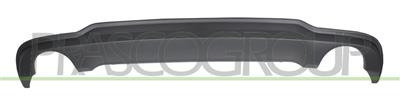 SPOILER STOSSTANGE HINTEN-SCHWARZ-GENARBT-MIT RECHTEM UND LINKEM EINZELAUSPUFF MOD. STATION WAGON