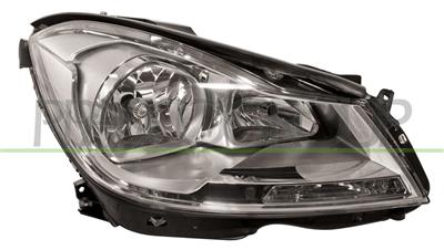PROIETTORE DESTRO H7+H7-ELETTRICO-CROMATO-CON MOTORE