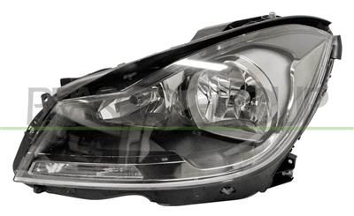 PHARE GAUCHE H7+H7 ELECTRIQUE AVEC MOTEUR-NOIR