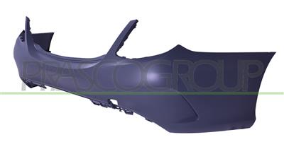 REAR BUMPER-PRIMED-WITH PDC AND PARK ASSIST CUTTING MARKS MOD. 4 DOOR AMG