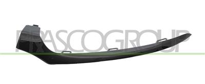 FRONT BUMPER MOLDING LEFT-BLACK-GLOSSY