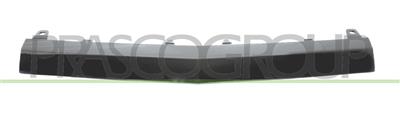 BANDEAU CENTRALE DE PARE-CHOCS AVANT NOIR BRILLANT